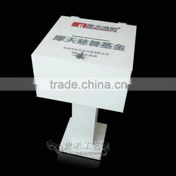 GH-RJ008 Competitive Price Acrylic Donation Box With Lock ,Acrylic Suggestion Box photo-5