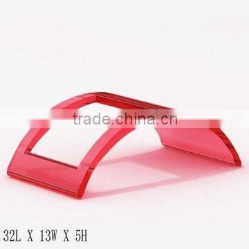 Classic Excellent Acrylic Single Wine Bottle Display Rack photo-3