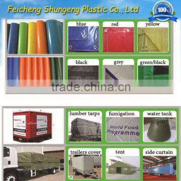 Anti UV and Fireproof Heavy Duty Pvc Tarpaulin for Large Truck /trailer Cover and Tipper Truck Cover With Customize Size