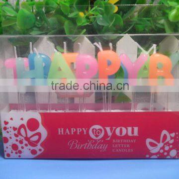 Light Green Birthday Candle For Birthday Cake