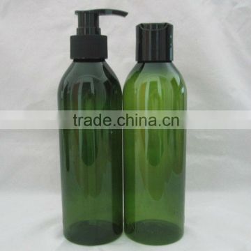 300ml PET boston bottles with lotion pump or screw cap