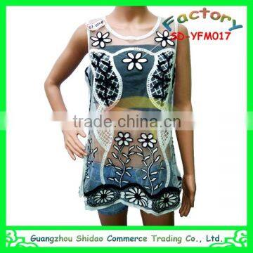 women blouses summer tank tops designs embroidery blouses