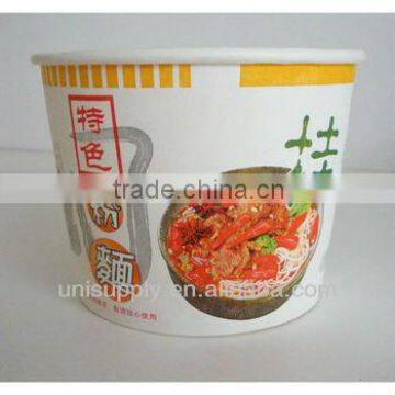 Noddles Paper Bowl with Flexo Printing