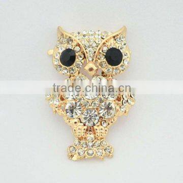 Pretty Owl Rhinestone Decoration WCK-848