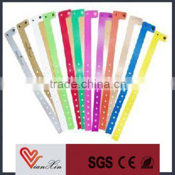 Customized L Shape Vinyl ID Wristband photo-3