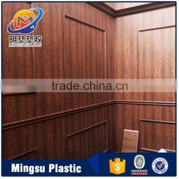 Chinese supplier wholesales transfer printing pvc wall panelling