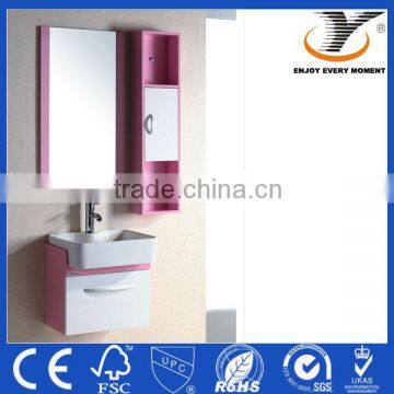 Hangzhou Pink&White 2014 Popular Bathroom Cabinet