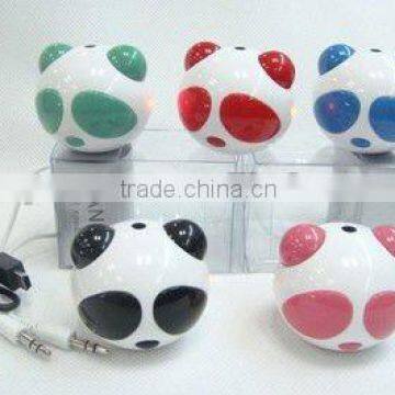 mini panda shape speaker for mp3/mp4