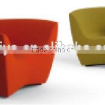 morden colorful apple shaped fiberglass chair