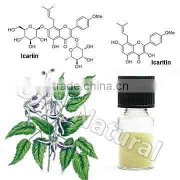 Epimedium Sagittatum HPLC 95% Icariin Extract to cure ED ( erectile dysfunction )