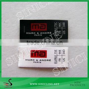 Sinicline 2015 High Quality Custom Printed Satin Labels Maker