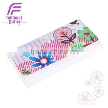 Hot Lady Wallet New Popular Flower Printed /Cheap Tourist Souvenir PU leather Printed lady wallet