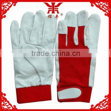 high quality 9.5 inch pigskin top grain leather driving glove