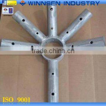 Carbon Steel Fitting Pipe 6 Way Crown Fitting Ideal for Tent Canopy Frame Ys39031