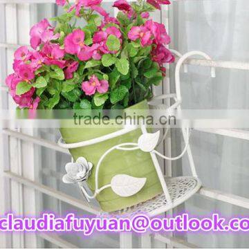 Wrought Iron Wall Hanging Decorative Flower Pot Stands