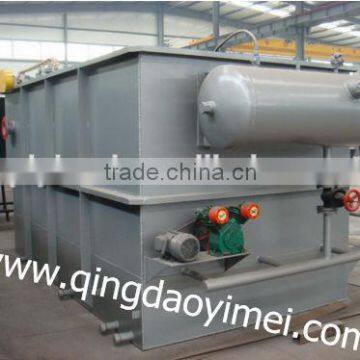 Removing oil dissolved air floatation machine for waste water treatment