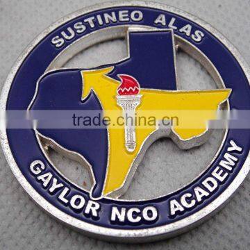 low price Top Quality Custom metal Color Enamel coin Cheap price custom cupronickel coin