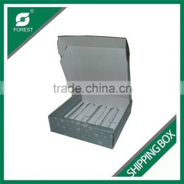 CUSTOM PRINTED SHIPPING BOX FOR WINE BOTTLES MATT LAMINATION CARDBOARD GIFT BOX photo-5