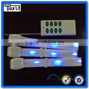 Novelty ribbon led flashing bracelet/excellent quality ribbon led flashing bracelet/Crazy Selling ribbon led flashing bracelet