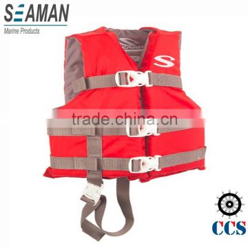 Durable nylon construction and PE flotation foam Child's Classic Boating Vest