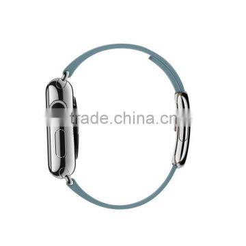 Modern Leather Wrist Bracelet Band Strap For Apple Watch 38mm/42mm photo-6