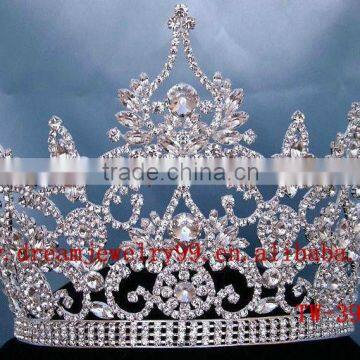 fashion design pageant crystal rhinestone head crown