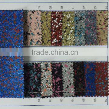 2016 New Design Shining Lace Glitter PU Synthetic Leather Quality Choice photo-5