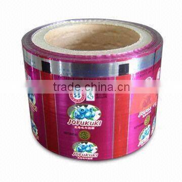 aluminum foil lidding sealing film for plastic coffee cup lidding film peelable lidding film