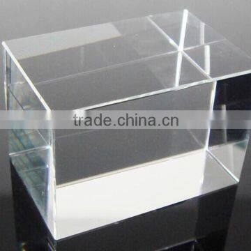 Good k9 quality crystal blank for 3D laser