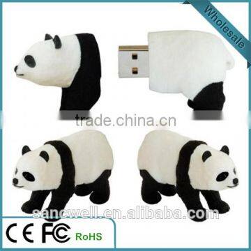 Wholesale Cute Panda Shape USB Flash Drive for gifts