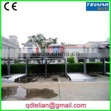 smart automated garage parking/double deck auto stacker/hydraulic double layer car storage lifts