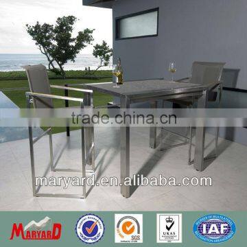 Grey Mesh Fabric Bar Table and Chair-MY13SS01