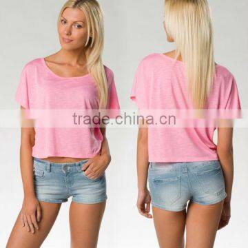 Customl Ladies Blank Crop Tops Wholesale Women photo-6