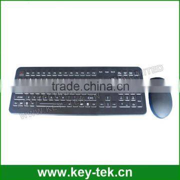 Dustproof Desktop Ip68 Rubber Keyboard With Numeric Keypad for Medical photo-2