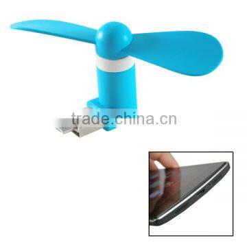 Promotional Gifts Bamboo Dragonfly 2-Blade Micro USB Mini Fan, Mini USB Fan for Laptop