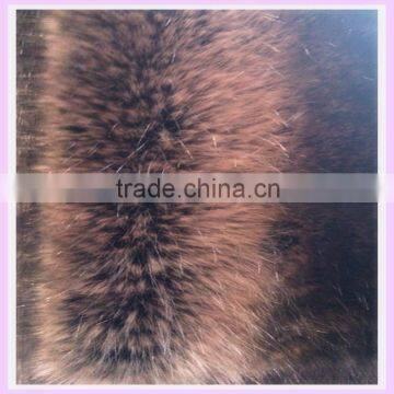 two-tone long pile mink fake fur warp knitted prices chinchilla fur fabric