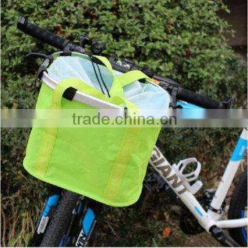 600d polyester removable Bicycle basket/bike basket/bicycle front basket