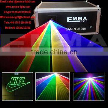 dj equipment professional 7W rgb 3D Laser light /animation stage lighting