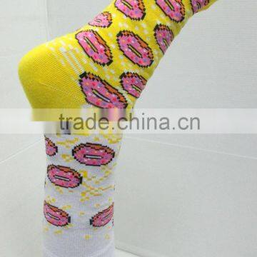 OEM pattern men custom dress socks