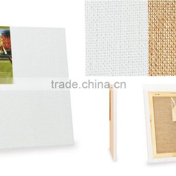 Stretched Canvas Framed Linen Large grain 370 g/m2