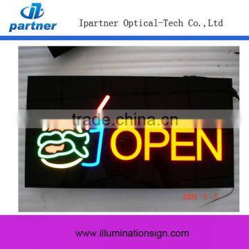 New Designed Restaurant Used Open Led Neon Sign