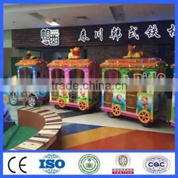 Attractive kids electric amusement train rides