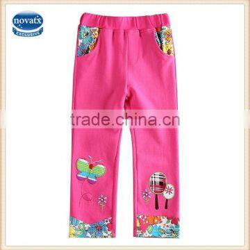 2-6Y (G5880) 2015 newest models two colors baby girl trousers winter nova kids pants