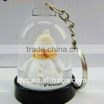 Acrylic Snow Globe Key Chain/Key Holder