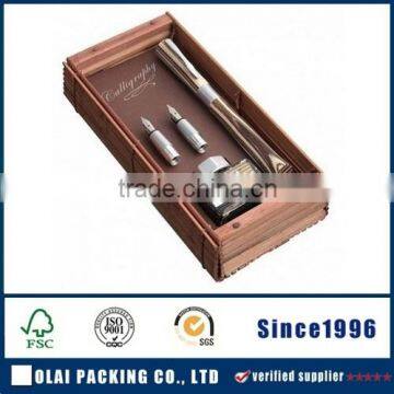 wholesale gift wooden boxes for pens in China