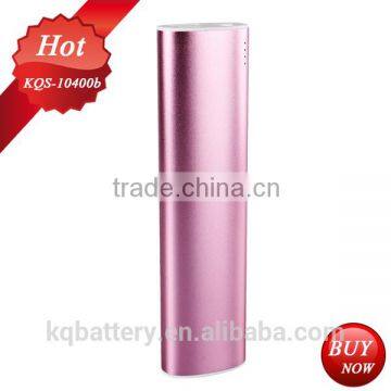 5V/2.1A metal alloy universal charger 10400mah power bank