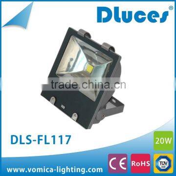 20w ip65 level aluminum cob high bright outdoor landscape flood lighting