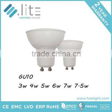 Led Bulb GU10 Lamp Spotlight Spot Light 7W 520lm 100 Degree CE RoHS EMC LVD BV Certificates 50mm High Quality Factory Price