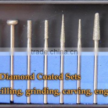 ZD101 popular lab used diamond burs kit alloy metal polisher