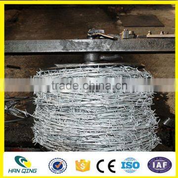 BWG 13*13 13*14 14*14 14*16 Factory custom galvanized /PVC coated /stainless steel barbed wire coil with big discount